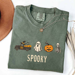 Pumpkin Season Girly Spooky Halloween T-Shirt
