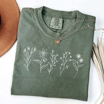 Floral Cottagecore Botanical Nature T-Shirt