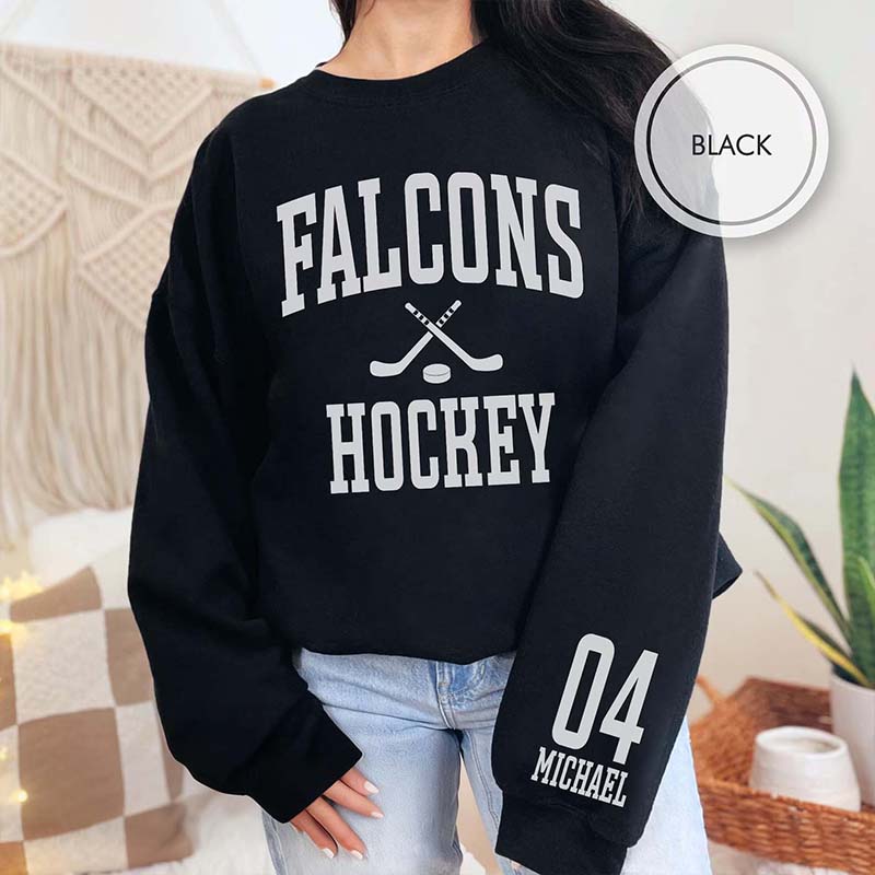 Personalized Hockey Mom Sports Sweatshirt