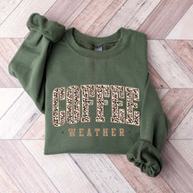 Retro Coffee Weather Lover Sweatshirt