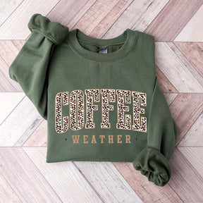 Retro Coffee Weather Lover Sweatshirt