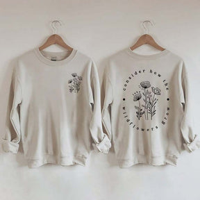 Wildflower Christian Sweatshirt | Lightweight Sweatshirt
