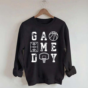 Retro Basketball Mom Game Day Sweatshirt