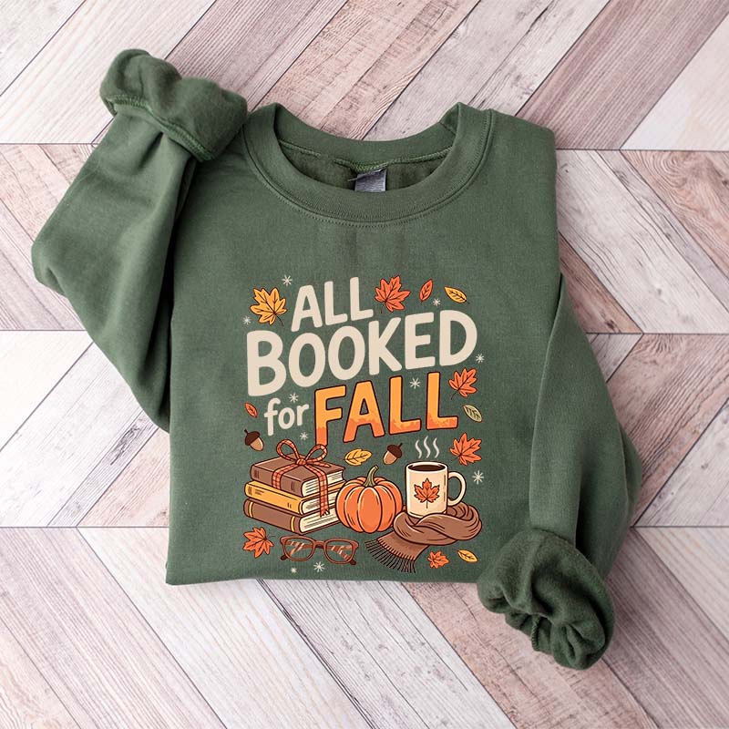 All Booked For Fall Bookish Sweatshirt