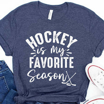 Funny Hockey Is My Favorite Season T-Shirt