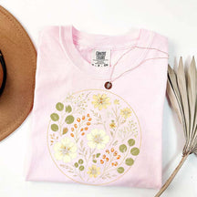 Wildflower Vintage Floral Ring T-Shirt
