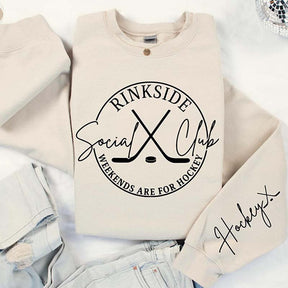 Rinkside Social Club Hockey Season Sweatshirt