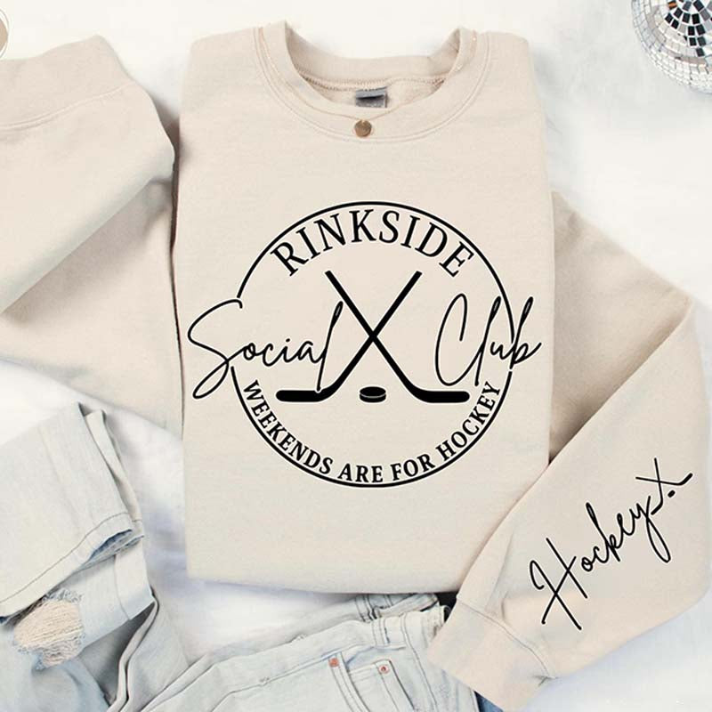 Rinkside Social Club Hockey Season Sweatshirt