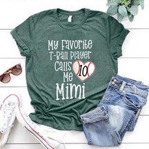 Personalized T-ball Game Day T-Shirt
