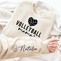 Personalized Sleeve Name Volleyball Sweatshirt