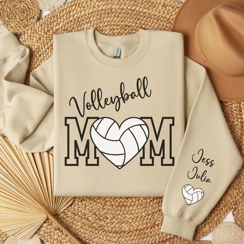 Customized Volleyball Mom Sweatshirt