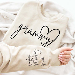 Custom Grandkids Names Grammy Sweatshirt