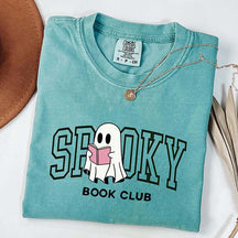 Ghost Reading Book Club Halloween T-Shirt