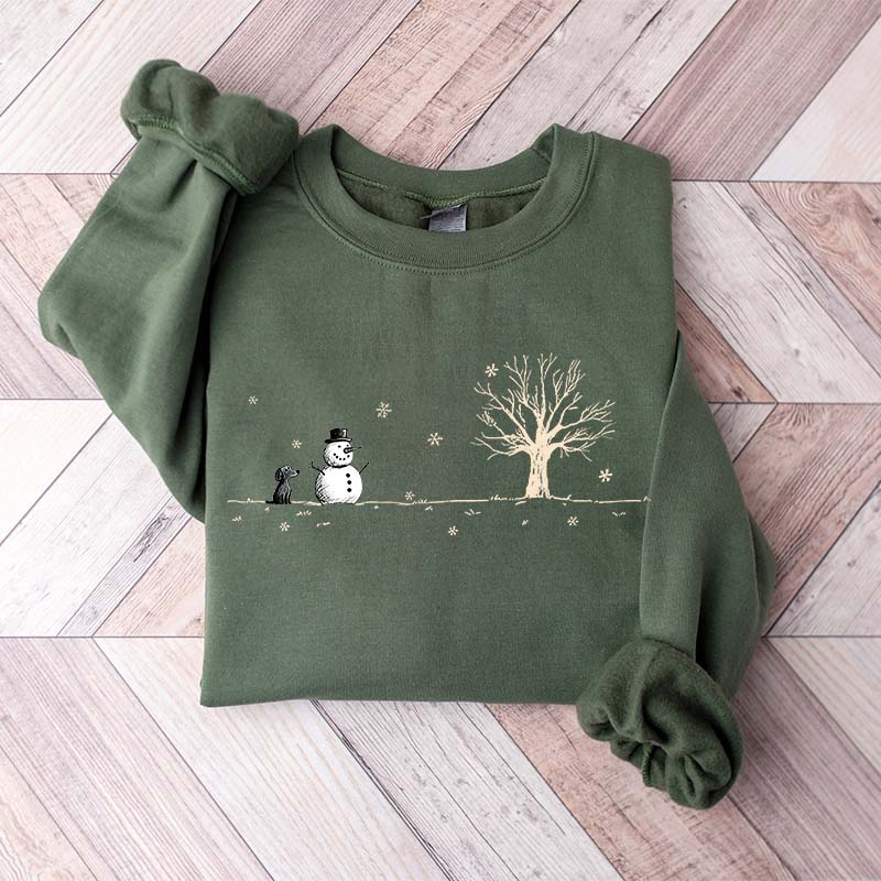 Let It Snow Snowman Sweatshirt