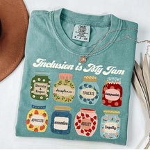 Inclusion Is My Jam Neurodiversity Teacher T-Shirt