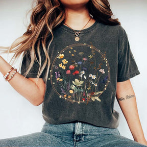 Floral Graphic Ring Wildflowers T-Shirt