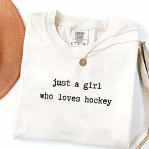Just a Girl Who Loves Hockey T-Shirt