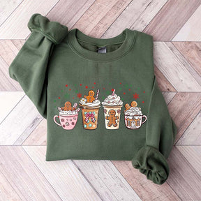 Gingerbread Christmas Coffee Cute Sweatshirt