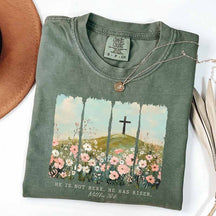 Retro Floral Cozy Religious T-Shirt