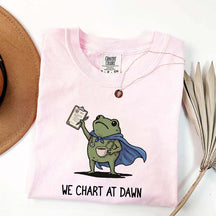 We Chart At Dawn Nurse ER Team T-Shirt