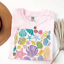Vintage Seashells Ocean T-Shirt