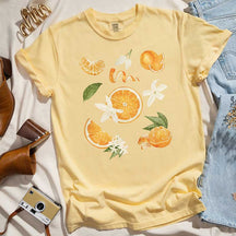 Boho Oranges Citrus Aesthetic T-Shirt