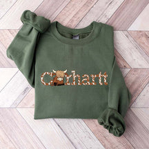 Highland Cow Cute Sweatshirt