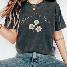 Have A Nice Daisy Happy Face T-Shirt