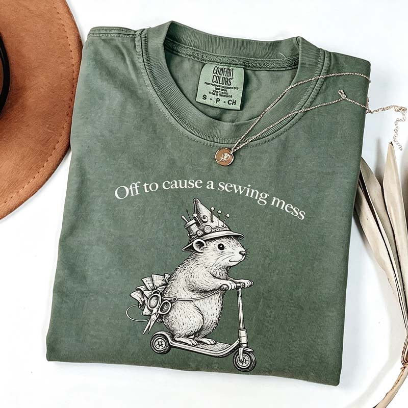 Off To My Sewing Room Fabric Lover T-Shirt