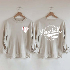 Heart & Baseball Sweatshirt