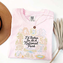 National Park Adventure Camping Girl T-Shirt