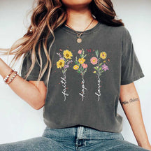 Faith Hope Love Religious T-Shirt