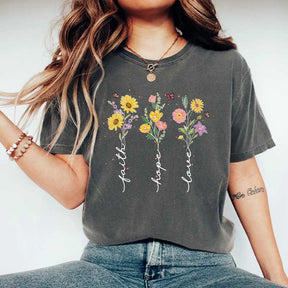 Faith Hope Love Religious T-Shirt