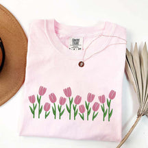 Cute Minimalist Tulip T-Shirt
