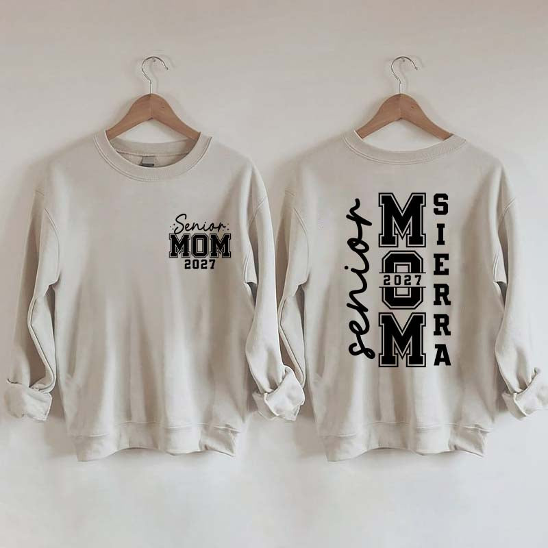 Custom Graduation Senior Mom 2027 Sweatshirt