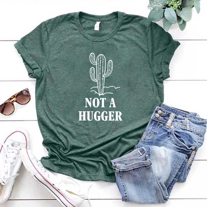 Not A Hugger Cactus T-Shirt