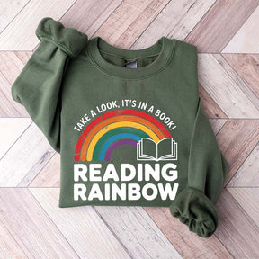 Take a Look It's in a Book Sweatshirt