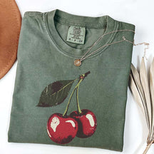 Vintage Cherry Summer Fruit T-Shirt