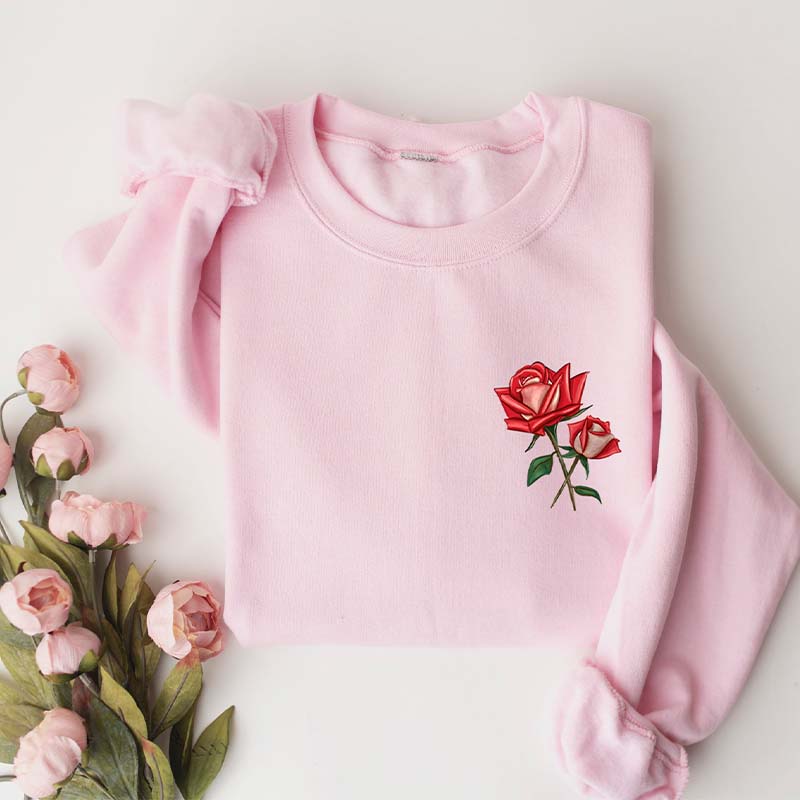 Rose Gardening Flowers Sweatshirt