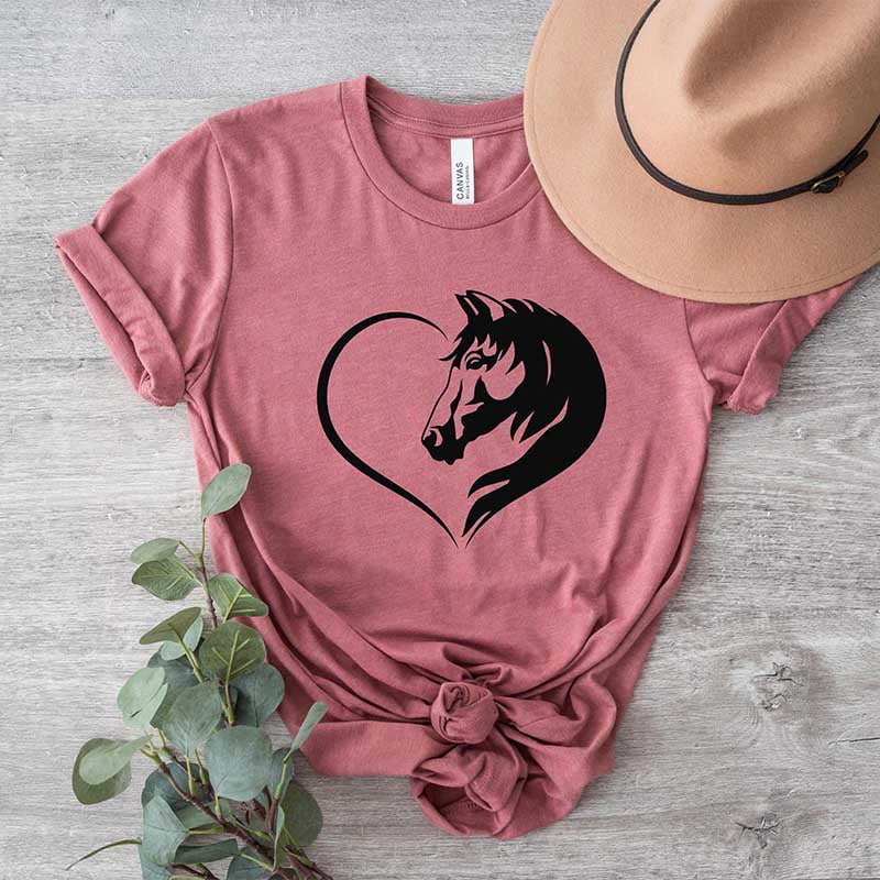 Horse With Heart T-Shirt