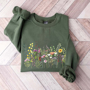 Vintage Pastel Floral Cute Sweatshirt