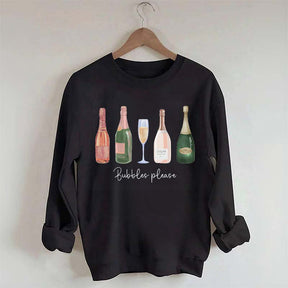 Bubble Please Champagne Sweatshirt