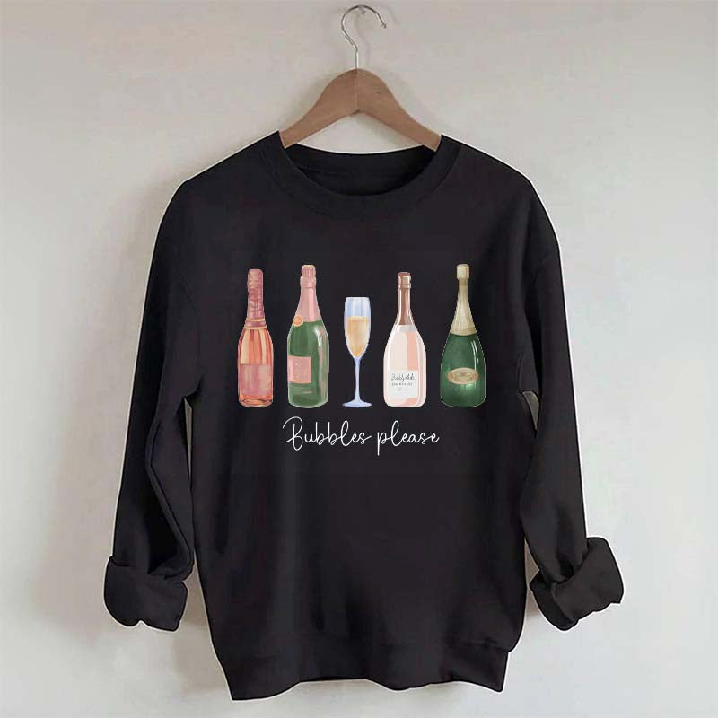 Bubble Please Champagne Sweatshirt