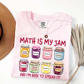 Math is My Jam Mathematician T-Shirt