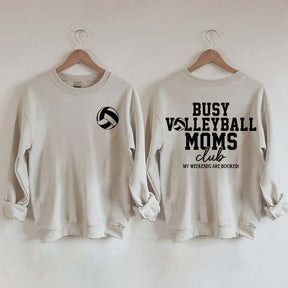 Busy Volleyball Mom Club Sweatshirt