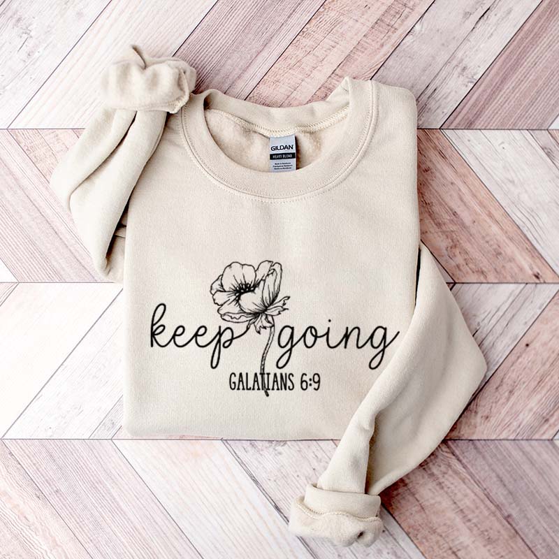 Keep Going Bundle Flower Sweatshirt