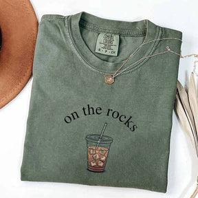 Trendy Coffee Lover On The Rocks T-Shirt