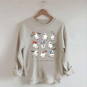 PE Teacher Halloween Spooky Sweatshirt