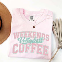 Weekends Coffee Volleyball T-Shirt