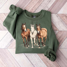 Cute Western Horses Sweatshirt